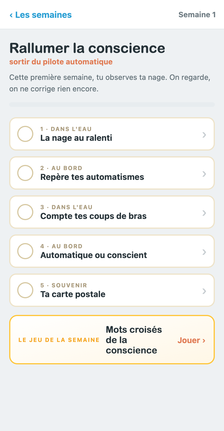 La semaine 1 du Passeport de l'été sur ton téléphone